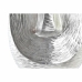 Vase DKD Home Decor Ansigt Sølvfarvet Aluminium Moderne (19 x 19 x 31 cm)