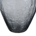 Vase Kristall Grau Metall Silber 20 x 20 x 30 cm