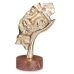 Decoratieve figuren Gezicht Gouden Hout Metaal 16,5 x 26,5 x 11 cm