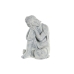 Figura Decorativa DKD Home Decor Cinzento Cinzento claro Buda Oriental 18 x 14 x 23 cm