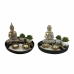 Figura Decorativa DKD Home Decor 26 x 26 x 18 cm Oriental Jardim (2 Unidades)