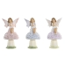 Ukrasna figura DKD Home Decor Plava Roza Lila Vila 9,5 x 8 x 17 cm (3 Dijelovi)