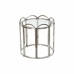 Mesa de apoio DKD Home Decor Cristal Prateado Metal (55 x 55 x 55 cm)