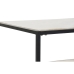 Mesa de apoio DKD Home Decor Aço Prata Madeira MDF (120 x 60 x 45 cm)