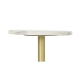 Mesa de apoio DKD Home Decor Dourado Metal Mármore 27 x 27 x 62 cm