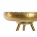 Mesa de apoio DKD Home Decor Dourado Alumínio Branco Lacado (43 x 43 x 61 cm)