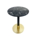 Table d'appoint DKD Home Decor 45 x 45 x 51 cm Noir Métal Marbre