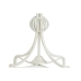 Mesa auxiliar DKD Home Decor 81 x 81 x 81,5 cm Metal Blanco