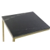 Mesa de apoio DKD Home Decor 40 x 46 x 65 cm Preto Dourado Mármore Ferro