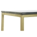 Mesa de apoio DKD Home Decor 40 x 46 x 65 cm Preto Dourado Mármore Ferro