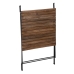 Mesa de apoio 70 x 70 x 76 cm Natural Preto Madeira Ferro