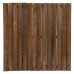 Sidebord 70 x 70 x 76 cm Naturell Svart Tre Jern