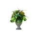 Plantă decorativă Pahar Plastic 25 x 36 x 25 cm (4 Unități)