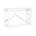 Console Home ESPRIT Branco Dourado Espelho 120 x 40 x 80 cm