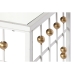 Console Home ESPRIT Branco Dourado Espelho 120 x 40 x 80 cm