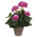 Decoratieve plant Mica Decorations PVC Geranium (11,5 x 33 cm)