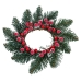 Kerstversiering Kaarshouder Rood Groen Plastic 25 cm