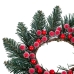 Kerstversiering Kaarshouder Rood Groen Plastic 25 cm