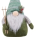 Kerstversiering Wit Groen Metaal Weefsel 24 x 12 x 60 cm