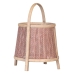 Laantarn Lyseholder Brun Naturlig fiber 33 x 33 x 44 cm