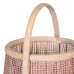 Laantarn Lyseholder Brun Naturlig fiber 33 x 33 x 44 cm