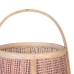 Laantarn Lyseholder Brun Naturlig fiber 33 x 33 x 44 cm