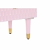 Comodino DKD Home Decor 52 x 42 x 65 cm Metallo Rosa chiaro Legno di mango