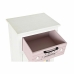 Mesa de Cabeceira DKD Home Decor Infantil Cinzento Cor de Rosa Branco Amarelo (40 x 29 x 73,5 cm)