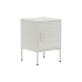 Comodino Home ESPRIT Bianco Metallo 35 x 35 x 51 cm