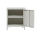 Comodino Home ESPRIT Bianco Metallo 35 x 35 x 51 cm