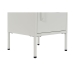 Comodino Home ESPRIT Bianco Metallo 35 x 35 x 51 cm