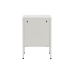 Comodino Home ESPRIT Bianco Metallo 35 x 35 x 51 cm