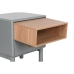 Mesa de Cabeceira Home ESPRIT Azul Cinzento Natural Madeira MDF 48 x 40 x 55 cm