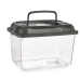 Vissenkom Met handvat Medium Antraciet Plastic 3 L 17 x 16 x 24 cm (12 Stuks)