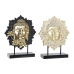 Figura Decorativa DKD Home Decor 27 x 8 x 33,5 cm Preto Dourado Buda Oriental (2 Unidades)