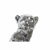 Figura Decorativa DKD Home Decor Prateado Leopardo Resina (19,5 x 16 x 31,5 cm)