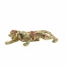 Okrasna Figura DKD Home Decor 39 x 11 x 10 cm Zlat Kolonialno Panter