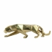 Dekorativ figur DKD Home Decor Gylden Leopard 35,5 x 8 x 10 cm