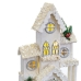 Kerstversiering Wit Hout Huis 24 x 11 x 39 cm