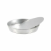 Springform Pan VR Circular Aluminium 33 x 33 x 4,5 cm (6 Units)