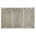 Decorațiune de Perete DKD Home Decor Bej Neoclasic 178 x 4 x 112 cm (3 Piese)