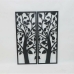 Décoration murale DKD Home Decor (2 Pièces) Arbre Métal Shabby Chic (35 x 1,3 x 91 cm)