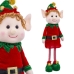 Kerstversiering Multicolour Metaal Foam Weefsel Jongen Elf 70 cm