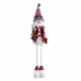 Décorations de Noël Multicouleur Métal Tissu Bonhomme de Neige 38 x 25 x 142 cm