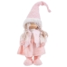 Kerstversiering Roze Metaal Polyresin Polyfoam Weefsel Meisje 19 x 10 x 51 cm