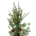 Ornament de Crăciun Verde Natural Plastic Fibră Ananași 63,5 cm