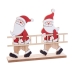 Kerstversiering Multicolour Hout Kerstman 14,5 x 5 x 19 cm