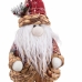 Kerstversiering Multicolour Polyfoam Weefsel Kerstman 14 x 13 x 36 cm