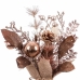 Kerstversiering Koper Plastic Ananas Bloempot 15 x 15 x 30 cm