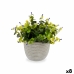 Decoratieve plant Blommor Plastic 21 x 20,6 x 21 cm (8 Stuks)